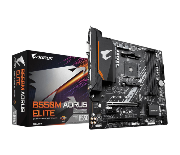 GIGABYTE Płyta główna Gigabyte B550M AORUS ELITE B550M AORUS ELITE - 609270 - zdjęcie
